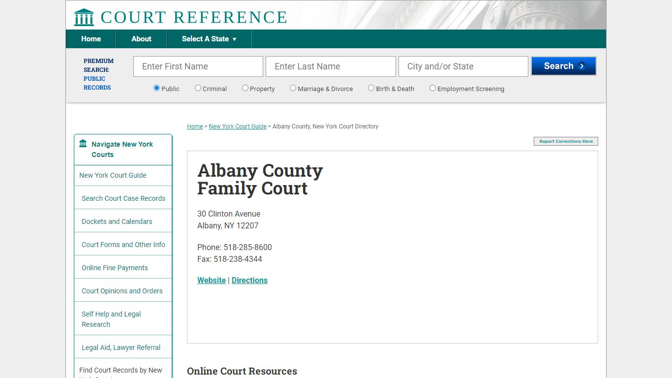 Albany County Family Court